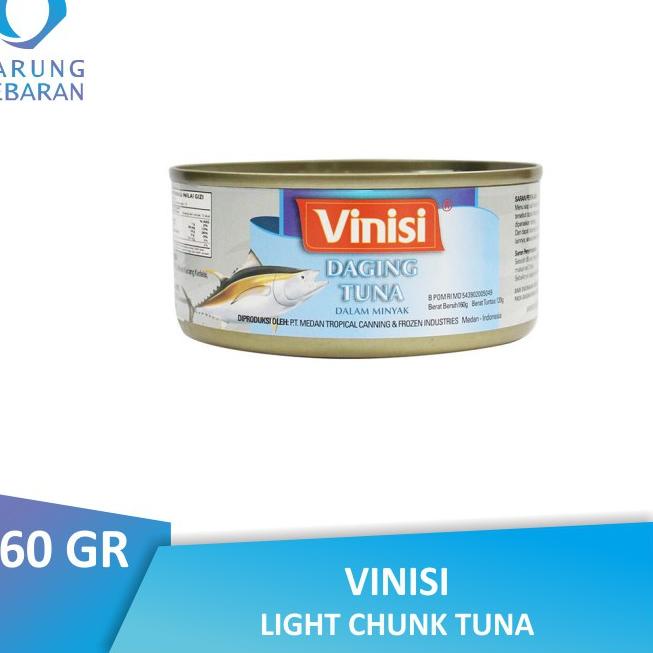 

New Product Vinisi Light Chunk Tuna | Daging Tuna Dalam Minyak 160 GR