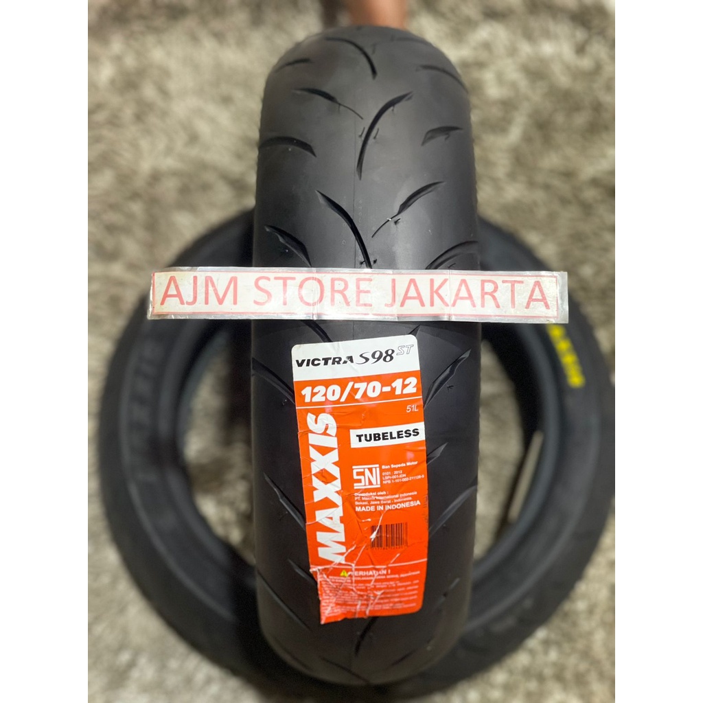 Maxxis Victra 120/70-12 Tubeless...