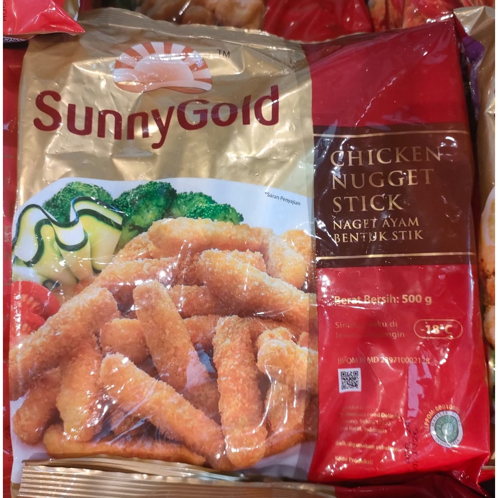

Sunny Gold Chicken Nugget Stick 500 gram Bandung Area