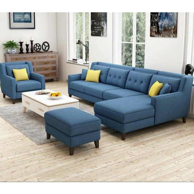 Set Sofa Sudut Desain Terbaru, Kursi Tamu Mewah Dan Elegan