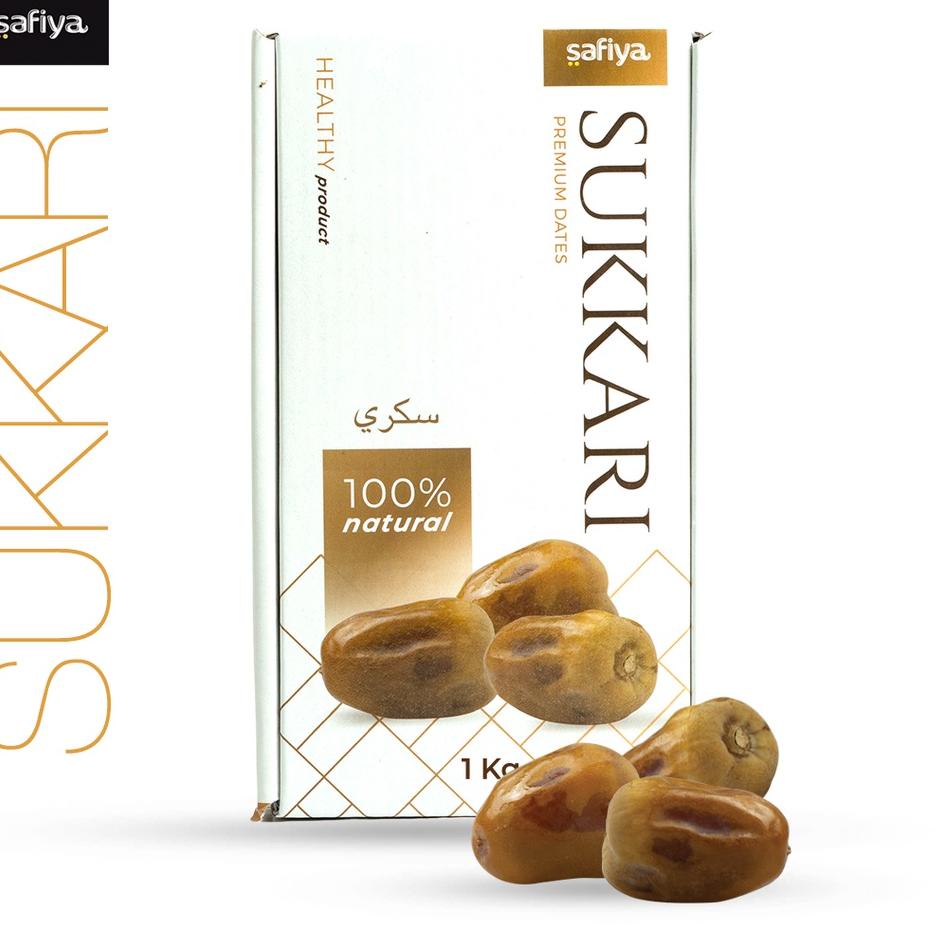 

♜ Kurma Sukari 1 Kg King Dates Sukkari Safiya Food ●