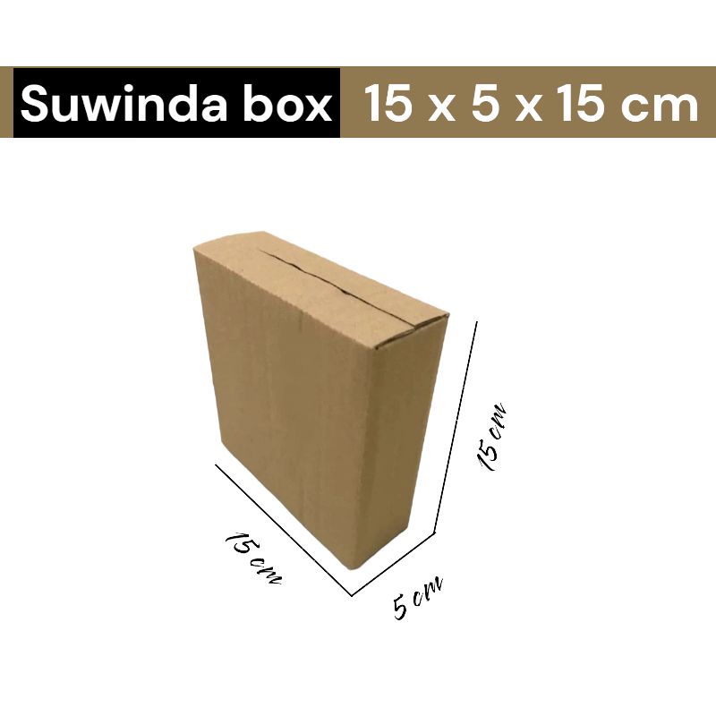 

Kardus karton uk. 15x5x15 cm Kotak Box ST untuk packing Souvenir -dll