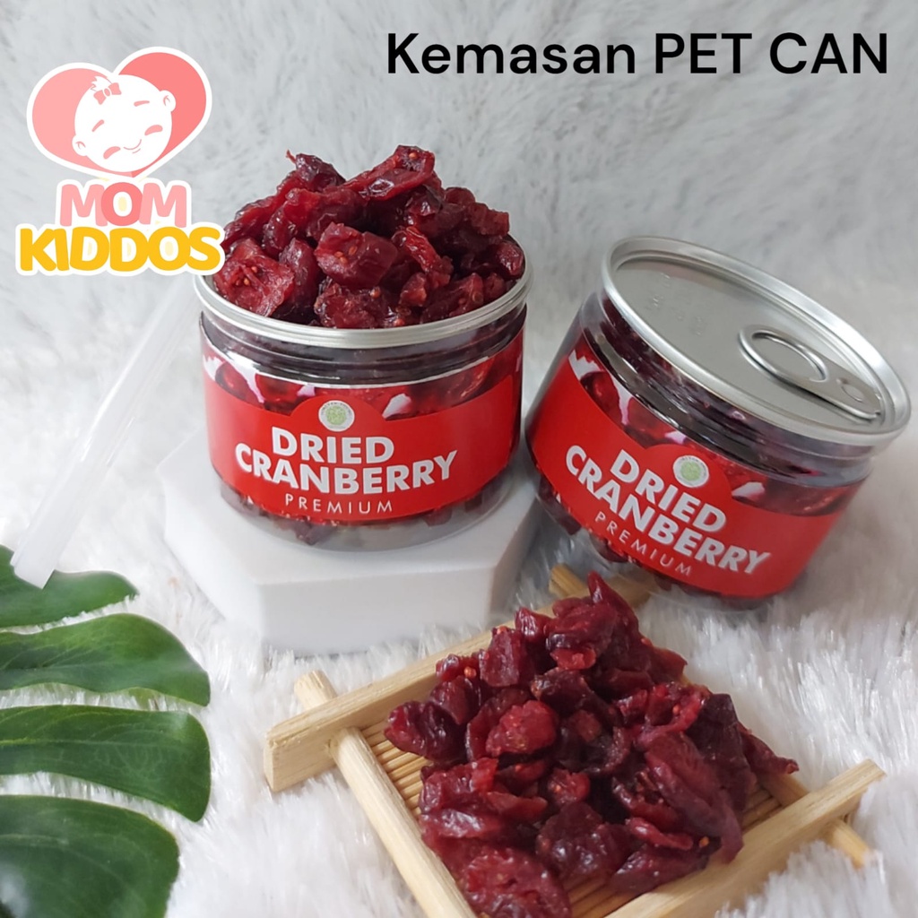 

Buah Kering Cranberry / Dried Cranberry Kualitas Premium (Kemasan PET CAN)