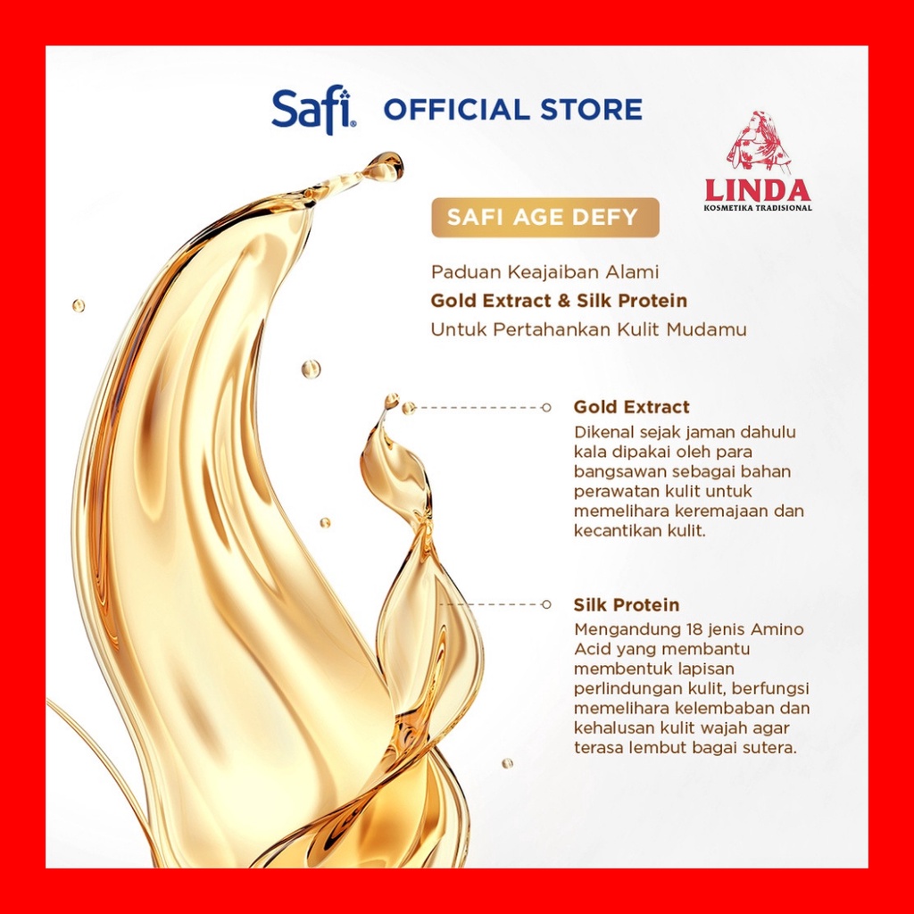 SAFI AGE DEFY GOLD WATER ESSENCE 100 ML