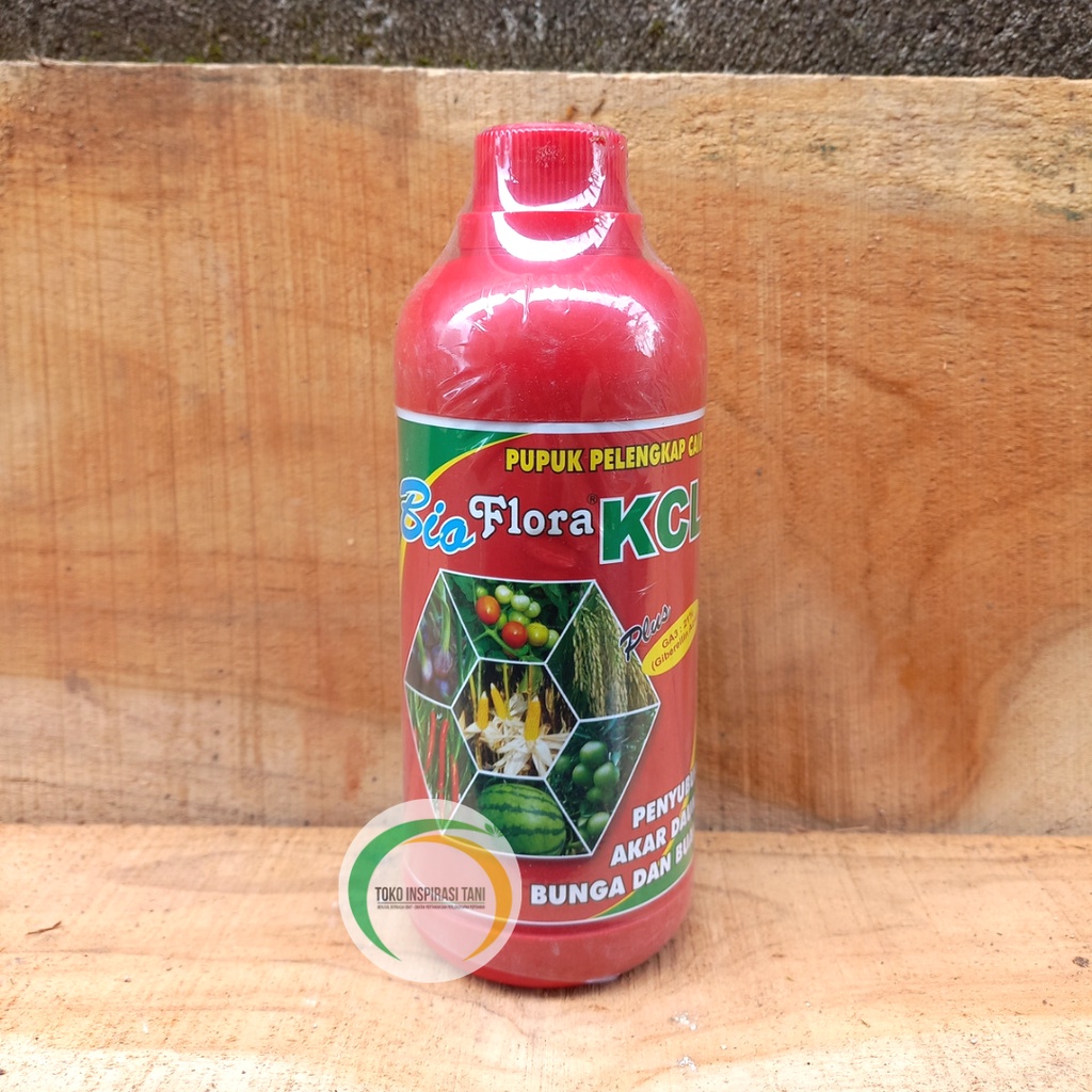 Pupuk Bio Flora KCL Cair/Pupuk Pertanian Bio KCL Organik 1 Liter/Pupuk Bio KCL Organik