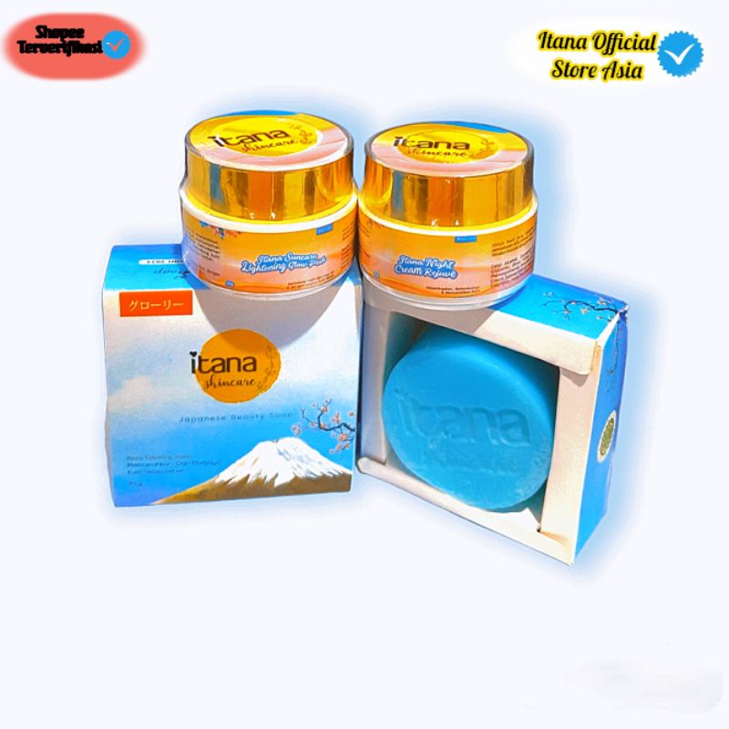 Itana skincare paket glowing isi 3|Paket itana isi 3| Itana skincare glow isi 3