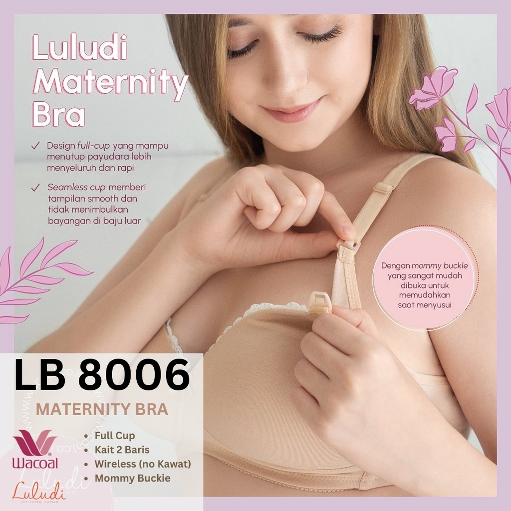 Luludi Maternity Wireless Full Cup Bra LB 8006R1