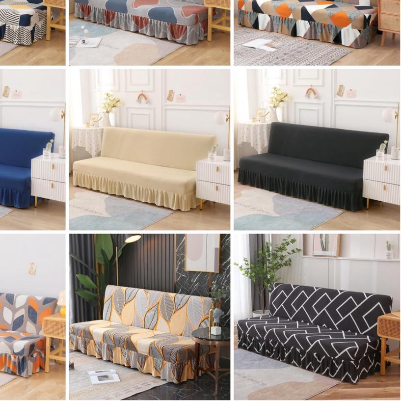 ➫ Cover sofa bed / sarung penutup sofa bed / sofa bed cover / sarung sofa bed RUMBAI ✬