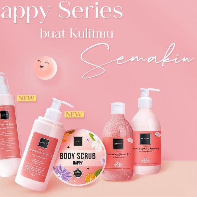 ◊ Scarlett Happy / Scarlett Baru / Scarlett Body Serum / Scarlett Body Cream ✩