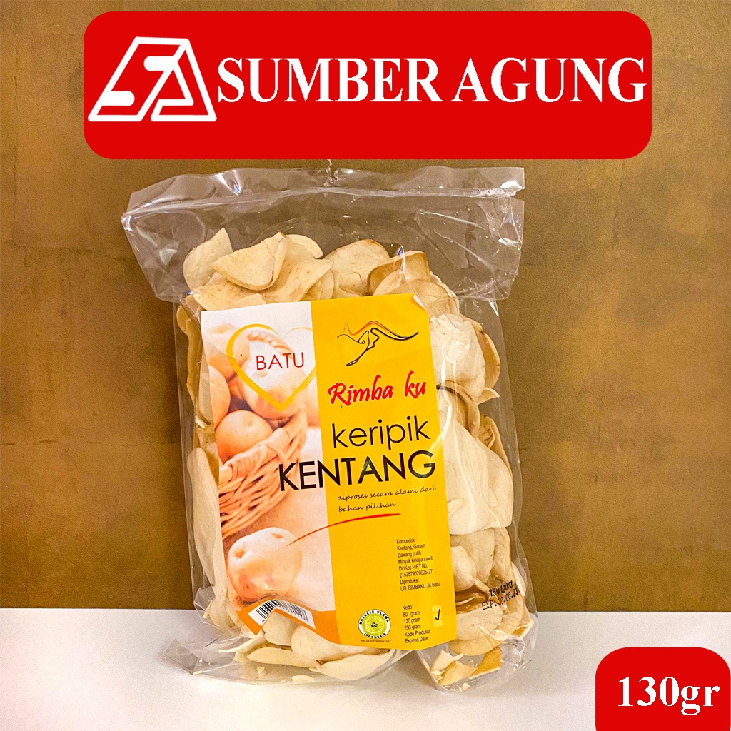 

Kripik Kentang Asli Batu Cap Rimbaku 130gr