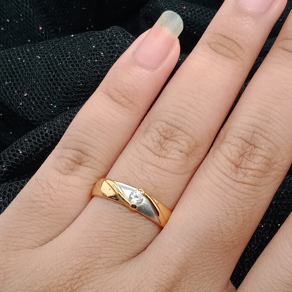 Cincin Emas 17K - 2.75 Gr Kadar 750 - 4355