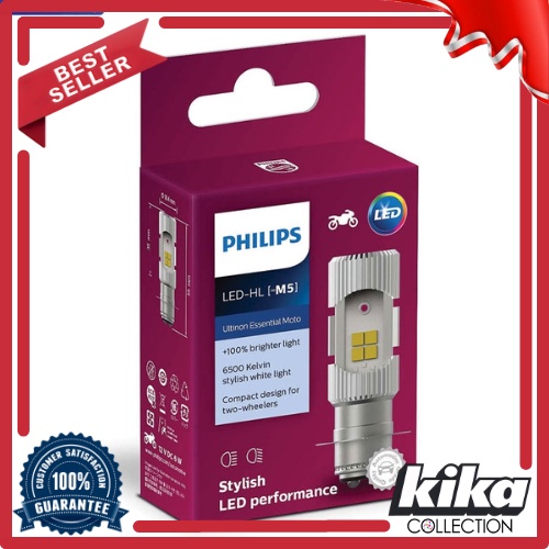 Lampu Depan Motor LED PHILIPS - Lampu LED 2 Sisi Arus DC  ORIGINAL 100%