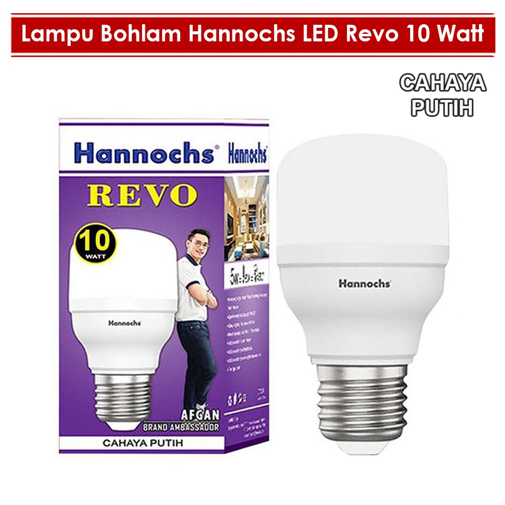 Lampu Led Hannochs Revo 10 Watt Cahaya Putih