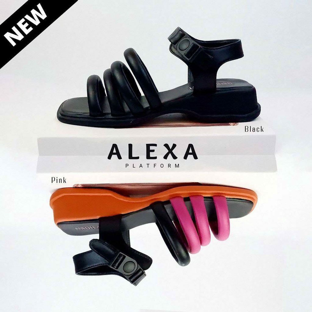 Nadilastuff Signature Alexa Platform Sandal Wanita Premium