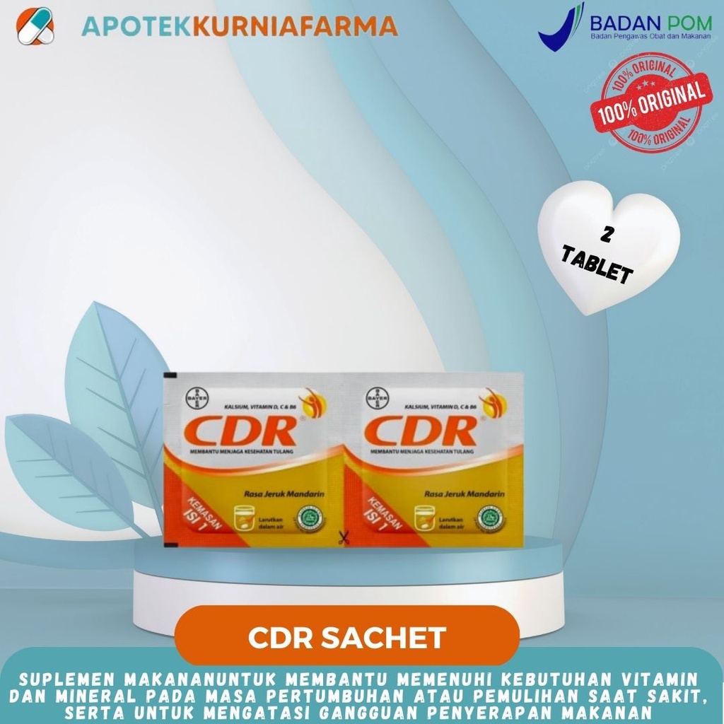 CDR Sachet Isi 2 Tablet