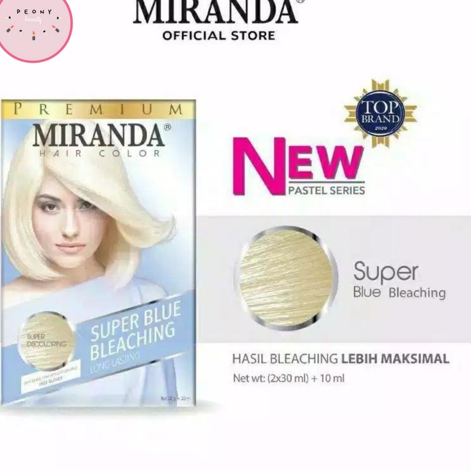 Booming MIRANDA SUPER BLUE BLEACHING 30ML | Semir Rambut | Bleaching Rambut | Miranda Pastel