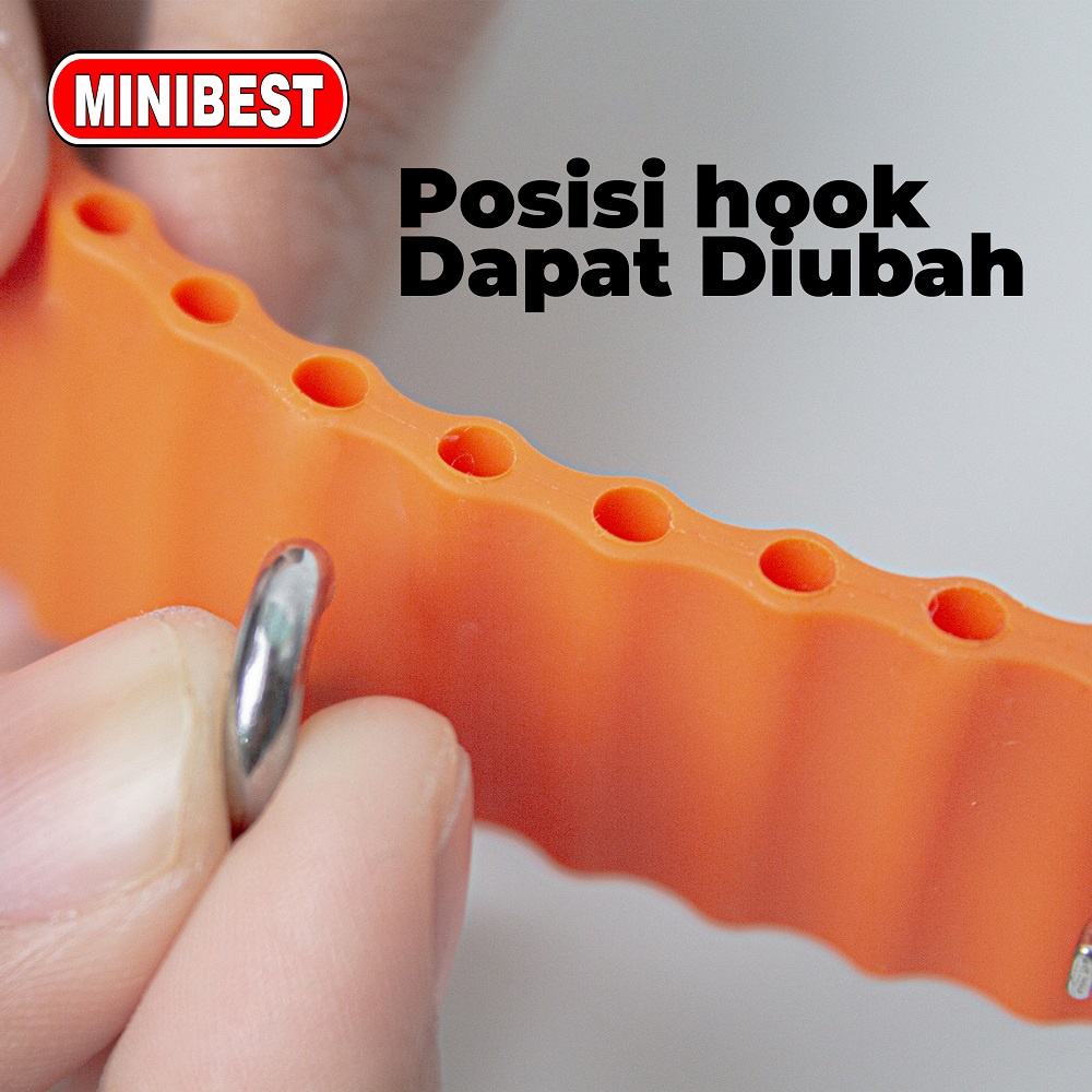 [MB] Strap Watch Silicone Rubber Series 1 2 3 4 5 6 7 8 Premium Strap Sport Smartwatch