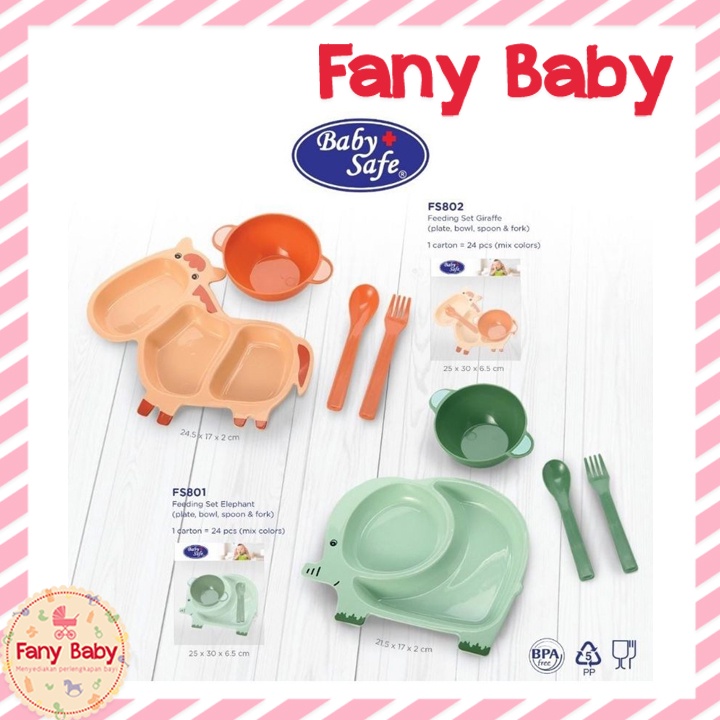 BABY SAFE FEEDING SET FS801 &amp; FS802