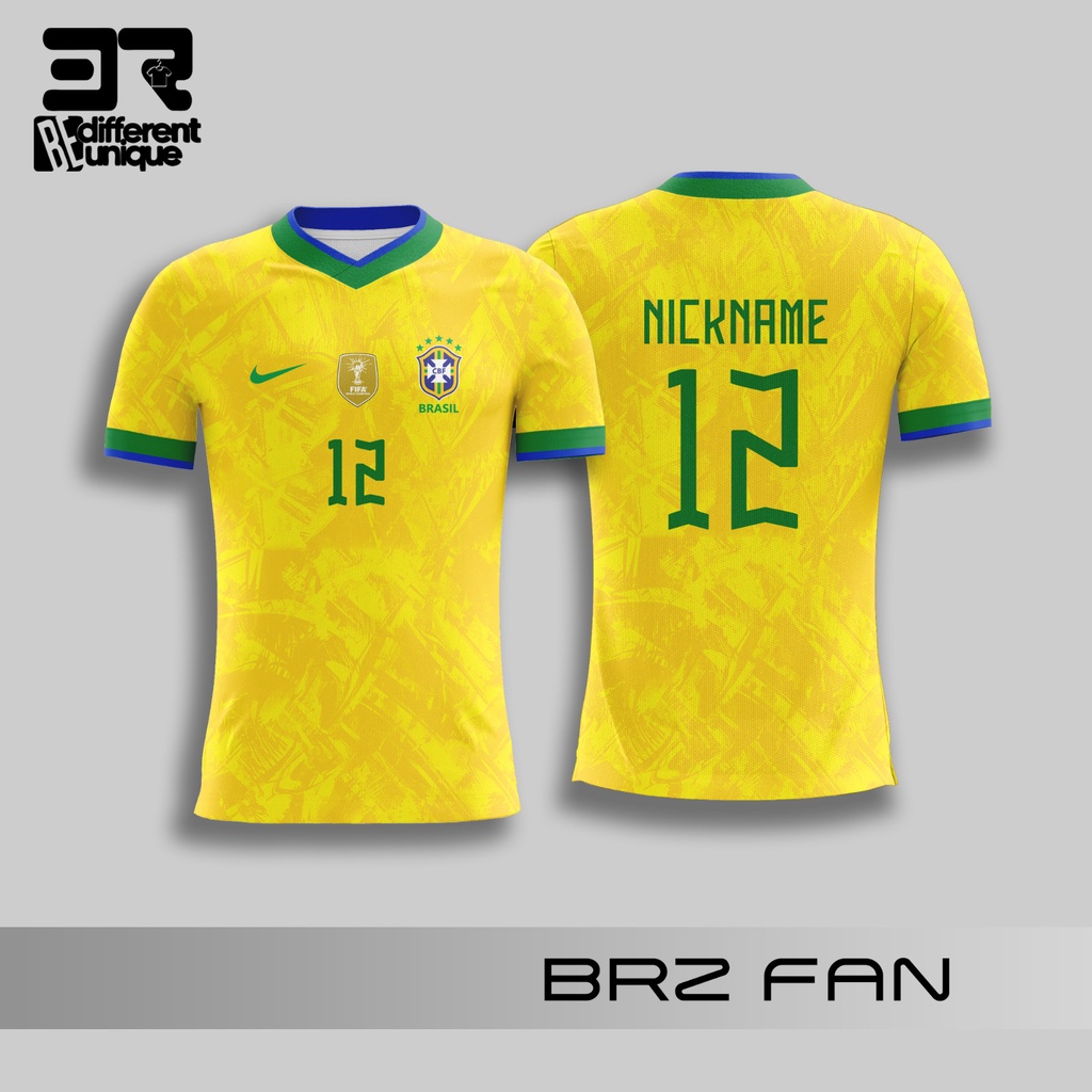 JERSEY BRAZIL FANTASY FIFA WORLD CUP