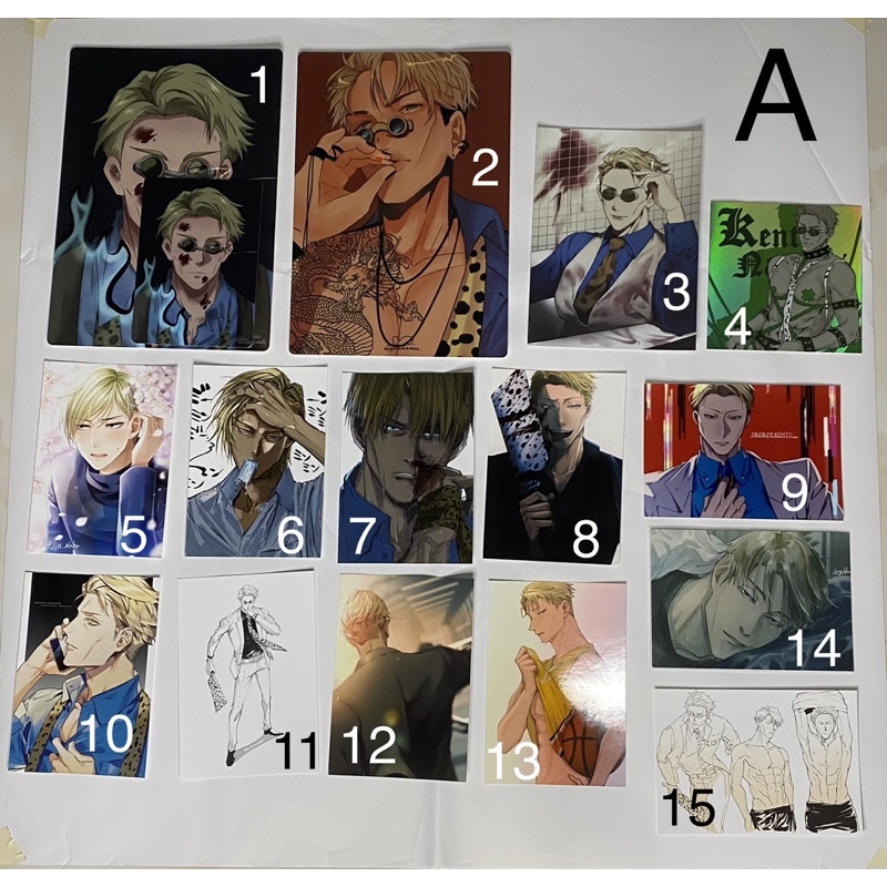 POSTCARD FANART NEPPURI PBOX ARTPRINT JUJUTSU KAISEN JJK NANAMI KENTO HOLOGRAM HOLO 董二毡 —