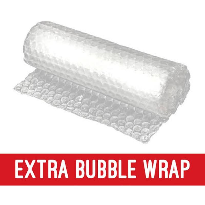

BUBBLE WRAP II tambahan packing agar paket lebih aman