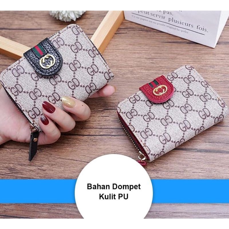 Medan Termurah kd56 Dompet lipat import GD Dompet zipper motif GC