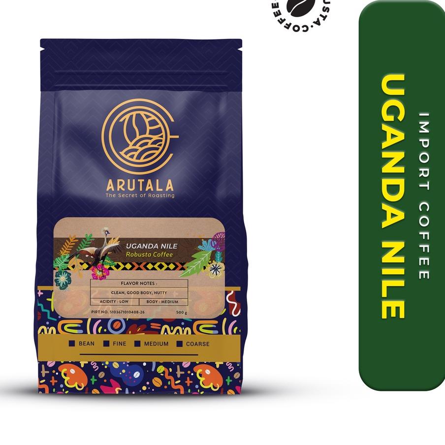 

♥ ARUTALA Kopi Uganda Nile Robusta 500 Gram ➯