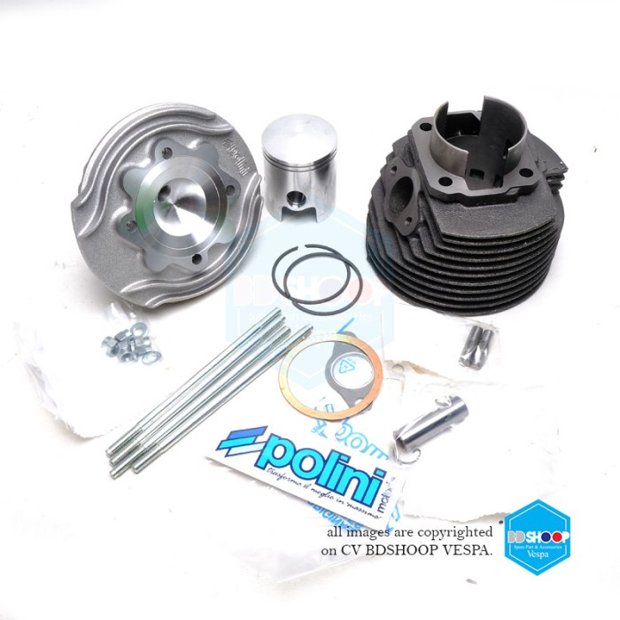 Polini Cylinder Blok Set 130Cc Castirone Vespa Special Pts Primavera