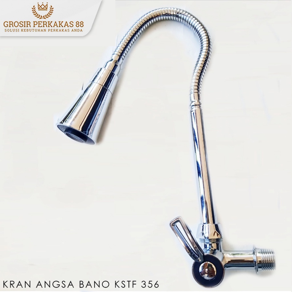 Kran Angsa Fleksibel Keran Cuci Piring Dapur  1/2 Bano Sink Wastafel Kitchen