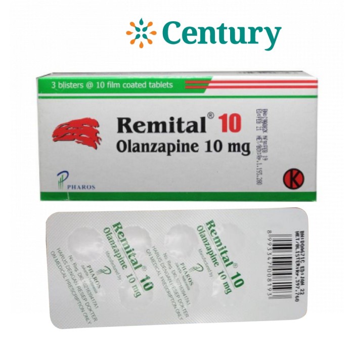 REMITAL 10 10 MG 1 BLISTER @ 10 TABLET SALUT SELAPUT