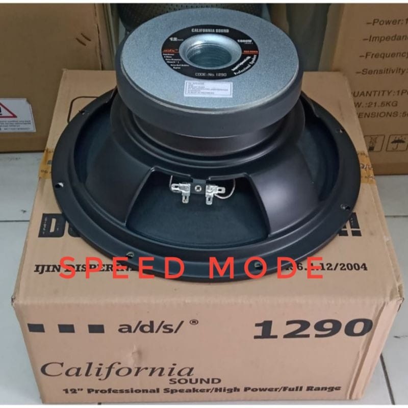 SPEAKER ADS FULL RANGE 12 INCH 600 WATT 1290 / ADS 1290