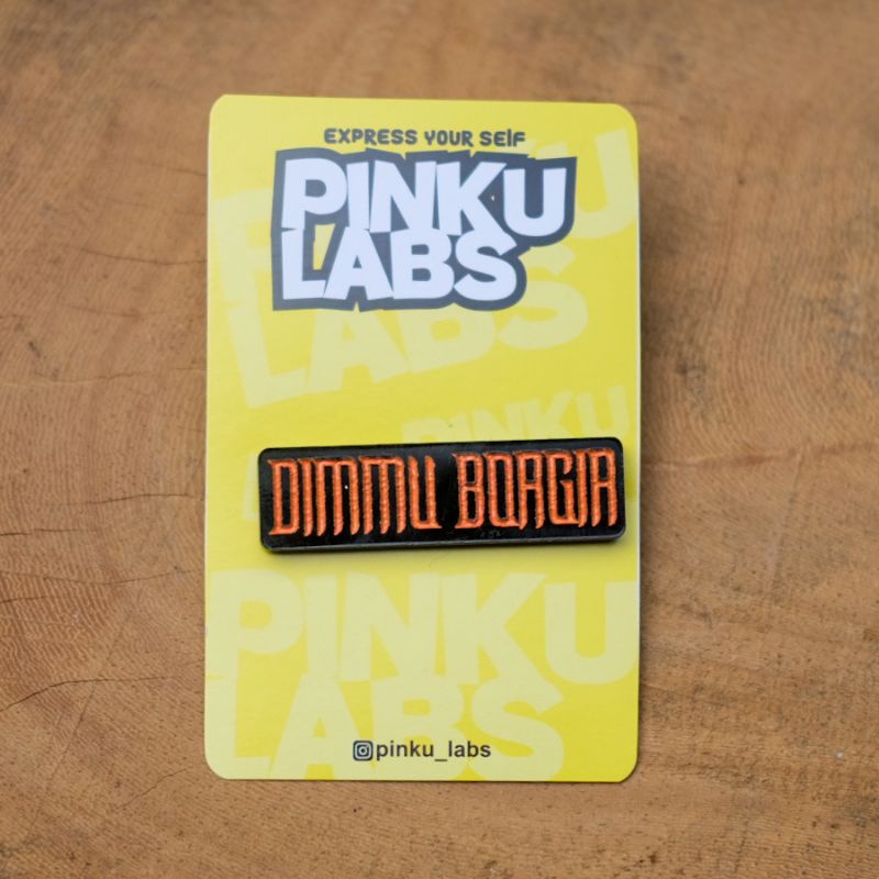 ENAMEL PIN BAND 1 - Acrylic Pin