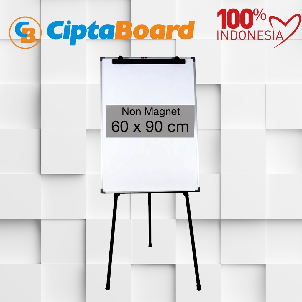 

Papan Tulis Whiteboard Flipchart Cipta 60 X 90cm Non Magnet