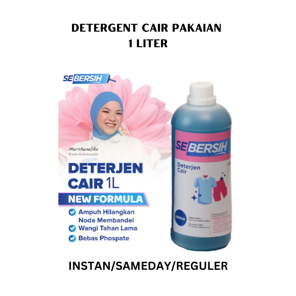 SEBERSIH Detergen Cair Pakaian 1 Liter
