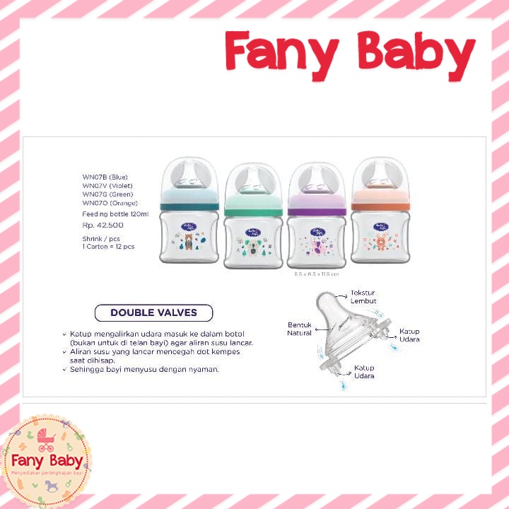 BABY SAFE WIDE NECK BOTTLE 120ML &amp; 250ML