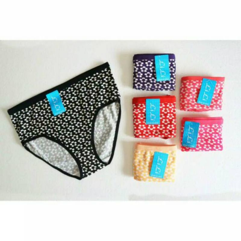 6pcs CD wanita L/XL/XXL/3XL/4XL MOTIF CANTIK TERLARIS/CELANA DALAM WANITA DEWASA ISI 6PCS TERLARIS