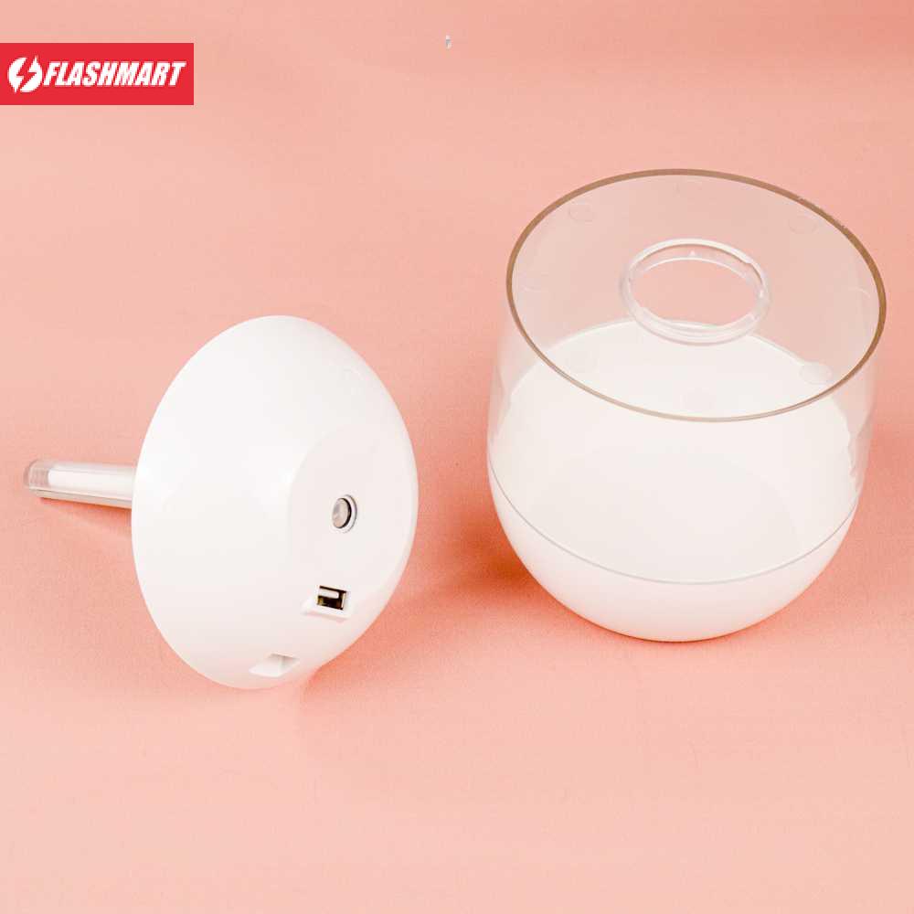 Flashmart Air Humidifier Aromatherapy + Lampu LED + Kipas USB - HUMI H013