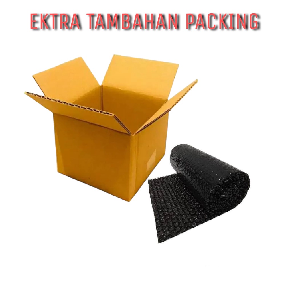 

extra packing bubblewrap dan dus/ buble wrap + box Peking kardus tambahan