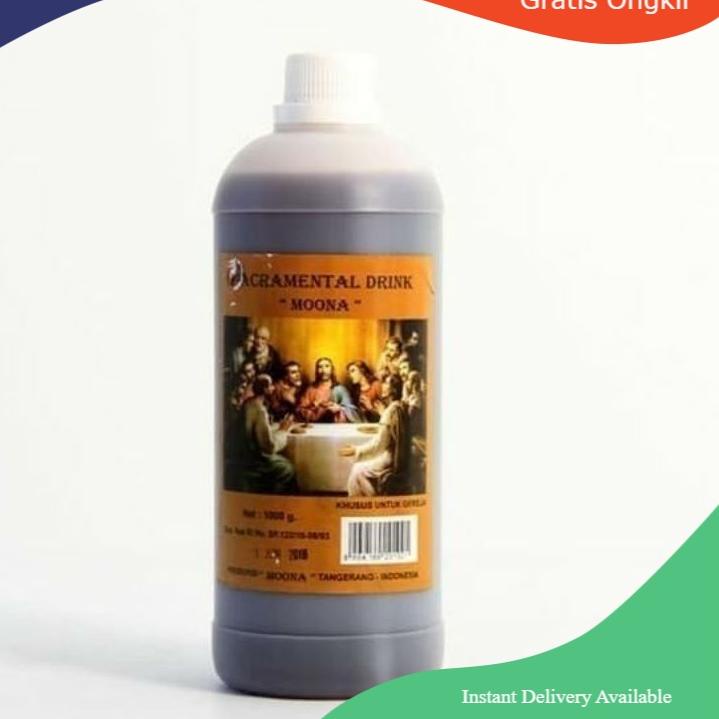 

♟ Anggur Peran Kudus 1 Liter Khusus Gereja murah ✈