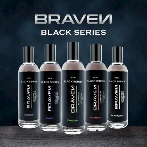 Parfum BRAVEN Black Series / Parfum CHRISTIAN JORNALD Batik Series