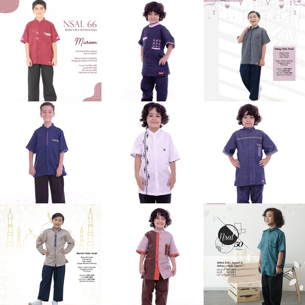 KOKO BAYI 0 - 1 TAHUN ANAK LAKI-LAKI BY NIBRAS