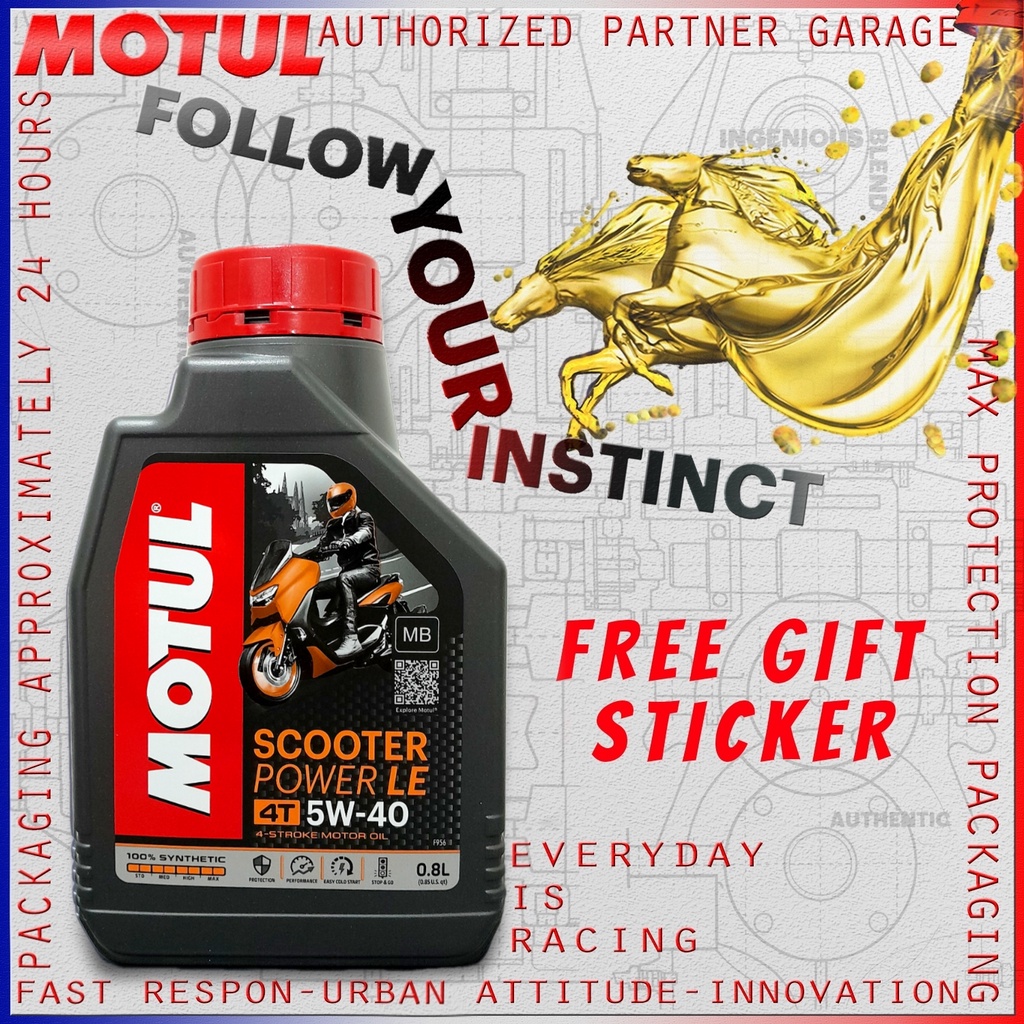 MOTUL SCOOTER POWER LE 1000 ml DAN 800 ml