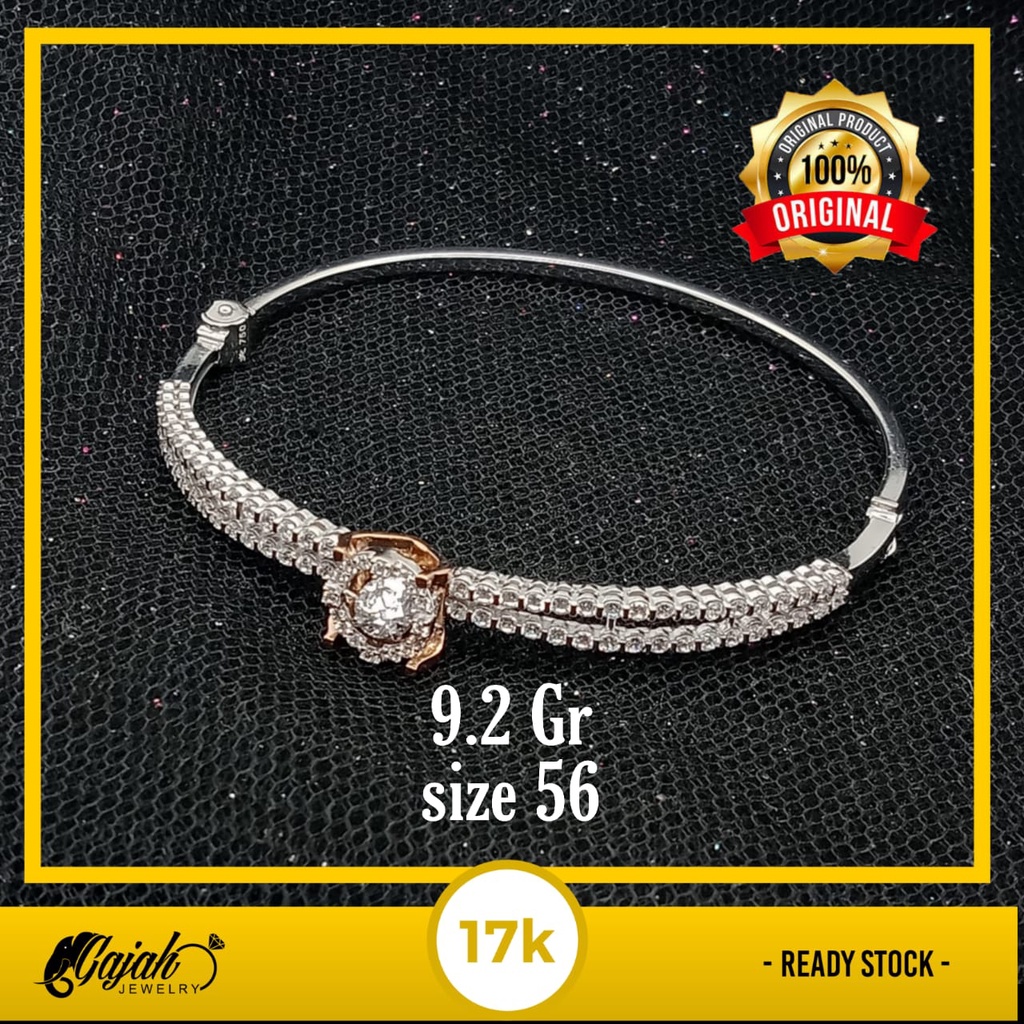 Gelang emas 17k - 9.2 gr kadar 750 - 4244