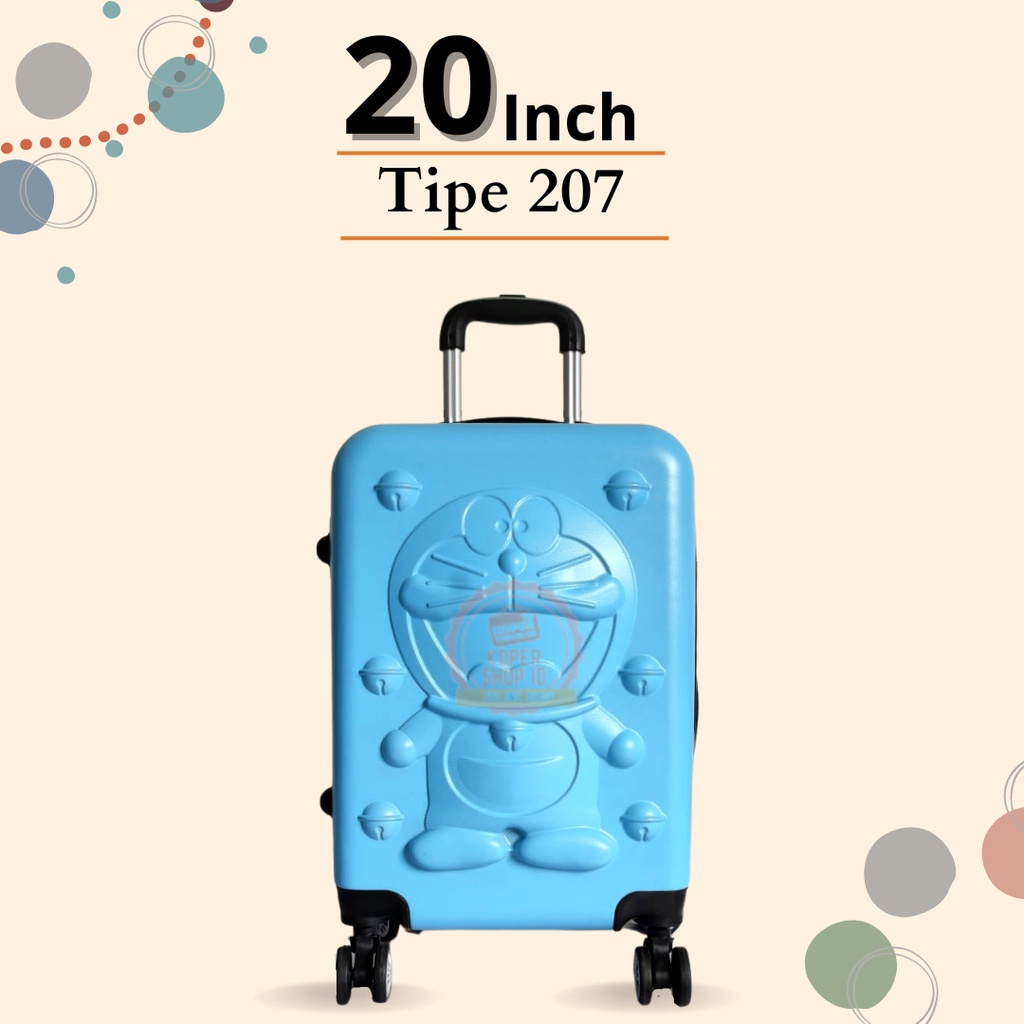 POLO FANS Koper 20 inch Doraemon Fiber Tipe 207