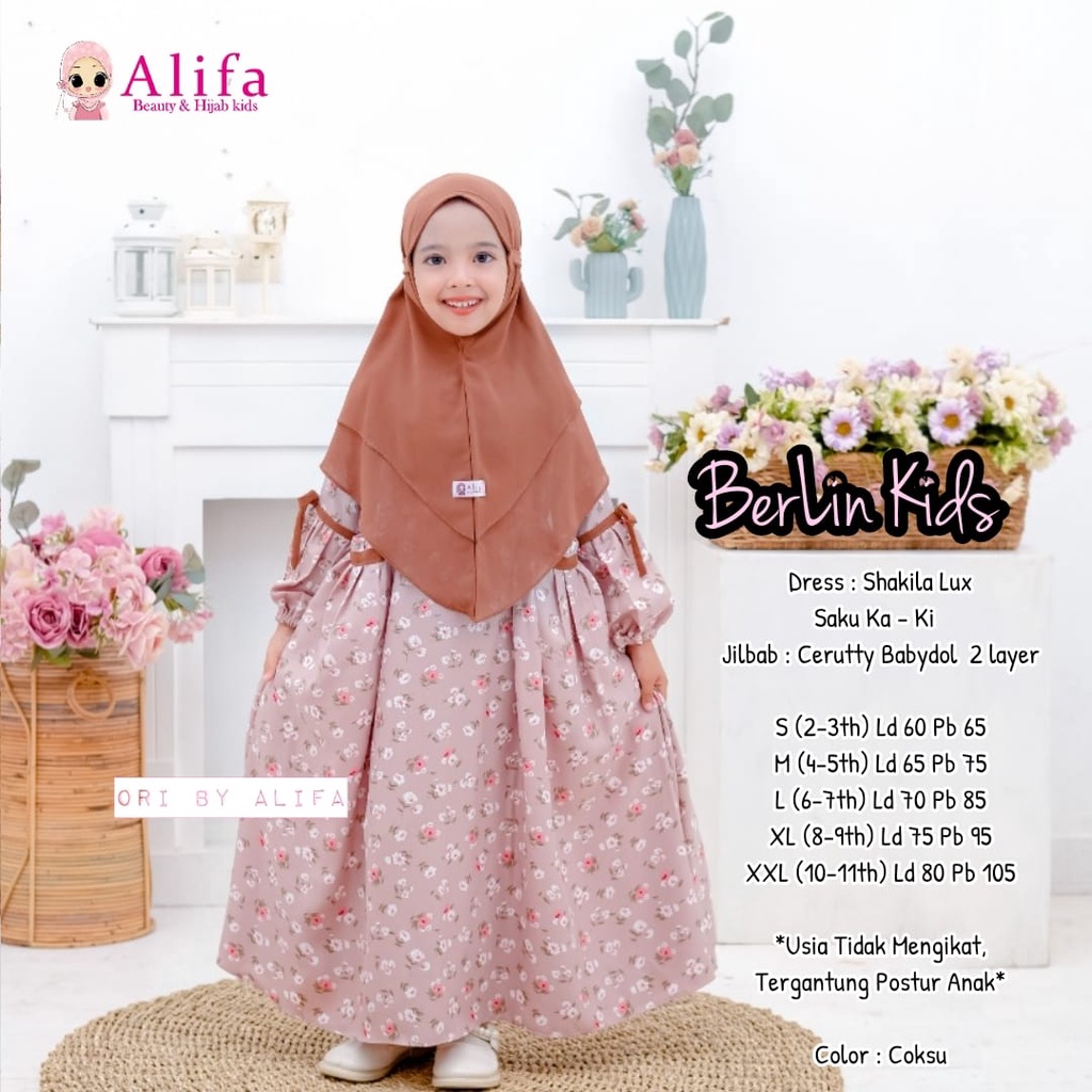 [BAYAR DITEMPAT] SELENA KIDS BY VANILA BAJU GAMIS ANAKL LEBARAN 2022