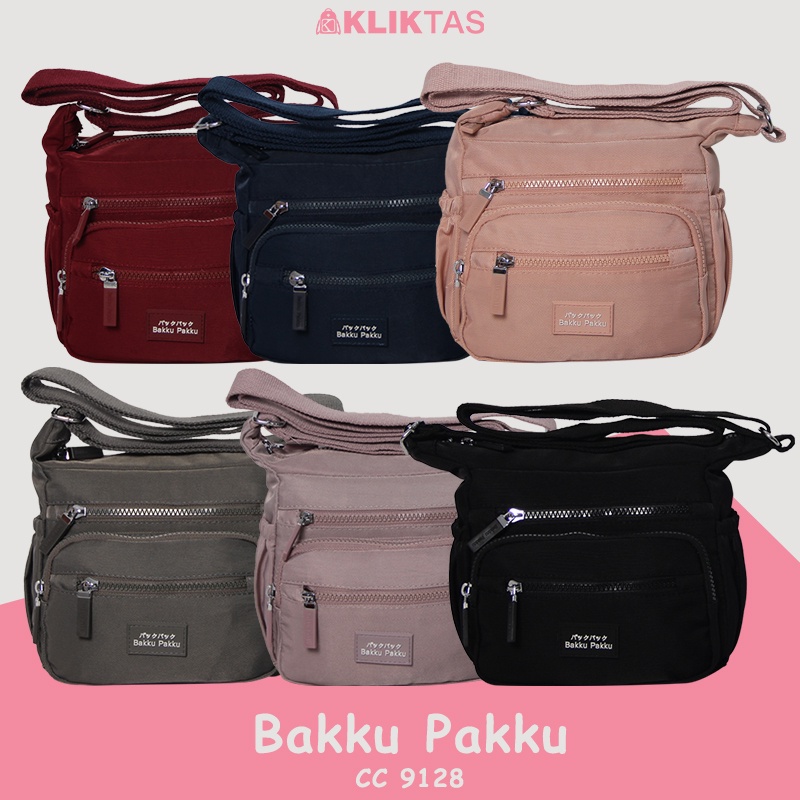 [KLIKTAS] Tas Selempang Wanita Fashion Korea Bakku Pakku 9128 Import Sling Bag