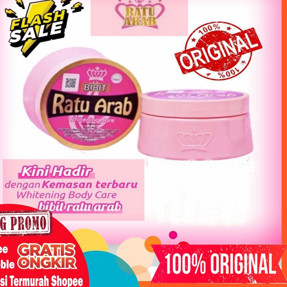 ♧ (Kemasan New) bibit ratu arab original 100%  handbody hb whitening ampuh ❃