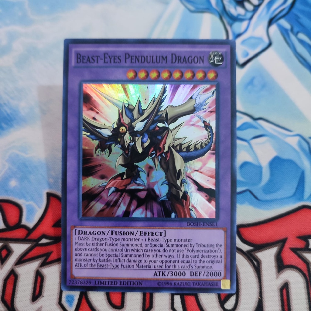 Jual yugioh beast eyes pendulum dragon BOSH super rare original