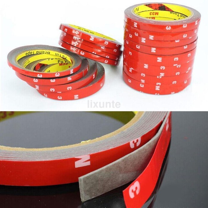 

Al-001 Double Tape 3M Perekat Lem 3M Merah 10Mm Strong