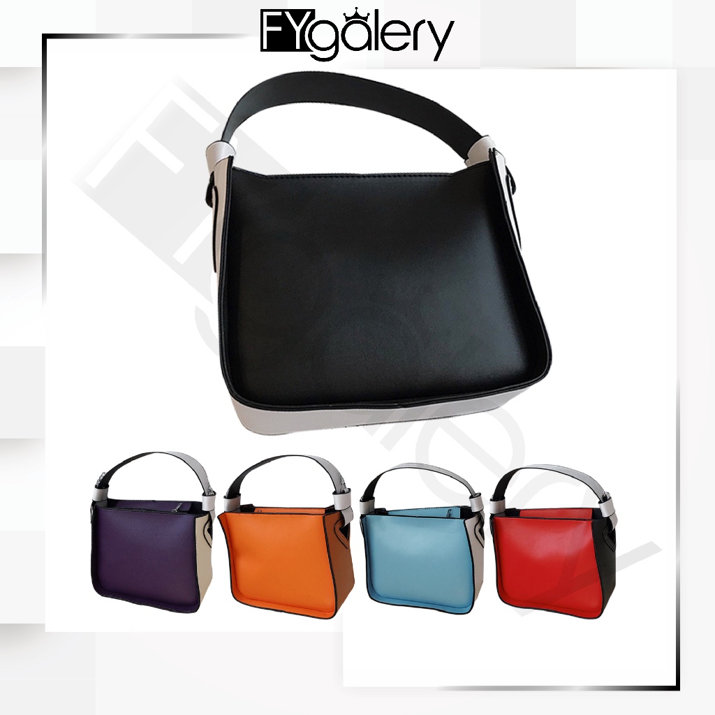 FYGALERY FYG1368 TAS SELEMPANG TAS JINJING PETAK COLOR SLING BAG WANITA HAND BAG MURAH  IMPORT